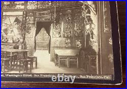 Vintage I. W. Taber Albumen Photograph Chinese Grand Restaurant, SF, Cal Vintage I. W. Taber Albumen Photograph Chinese Grand Restaurant, SF, Cal