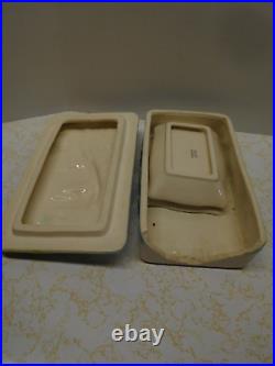 Vintage Made in Japan San Francisco Streetcar in Relief on Lid with2 Trays