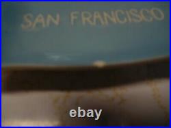 Vintage Made in Japan San Francisco Streetcar in Relief on Lid with2 Trays