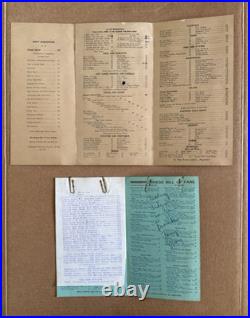 Vintage Menus California San Francisco Gilroy Santa Cruz DAMAGED SCRAPBOOK
