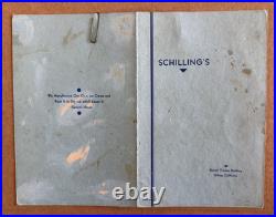 Vintage Menus California San Francisco Gilroy Santa Cruz DAMAGED SCRAPBOOK