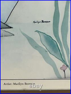 Vintage Original City Scenes San Francisco California Poster Marilyn Bereson Art