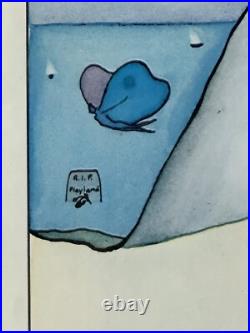 Vintage Original City Scenes San Francisco California Poster Marilyn Bereson Art