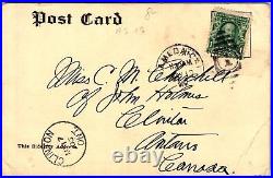 Vintage Postcard View Of Earthquake-ruined San Francisco From Refugee Camp 1906
