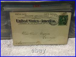 Vintage Private Mailing Card Act in 1898, with 1 cent B. Franklin stamp S Vintage Private Mailing Card Act in 1898, with 1 cent B. Franklin stamp S