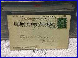 Vintage Private Mailing Card Act in 1898, with 1 cent B. Franklin stamp S Vintage Private Mailing Card Act in 1898, with 1 cent B. Franklin stamp S
