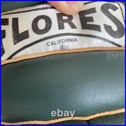 Vintage RAY FLORES Pro Boxing Gloves San Francisco California Green USA Made