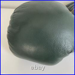Vintage RAY FLORES Pro Boxing Gloves San Francisco California Green USA Made