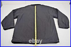 Vintage Reversible Jacket Size L 90s San Francisco California Gray Fleece Nylon
