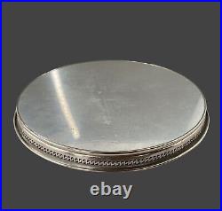 Vintage Round Cocktail Tray San Francisco CA Souvenir Red and Silver