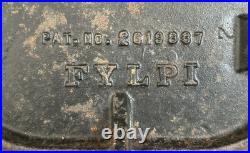 Vintage SAN FRANCISCO Golden Gate Bridge Water Dept Cast Iron METER COVER Trivet