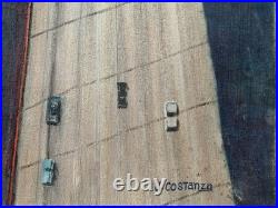 Vintage San Francisco Bird's Eye View Golden Gate Bridge Oil Painting J Costanza