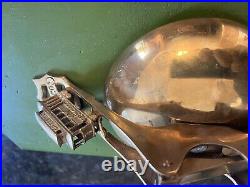 Vintage San Francisco Cable Car Brass Bell Mounted on Wood