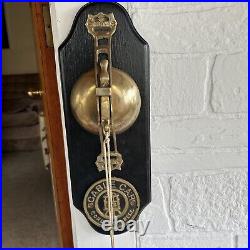 Vintage San Francisco Cable Car Conductor Bell Mounted on Wood Vintage San Francisco Cable Car Conductor Bell Mounted on Wood