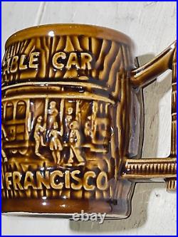 Vintage San Francisco Cable Car Stein Mug Tankard by SNCO JAPAN