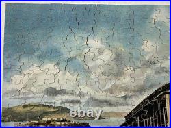 Vintage San Francisco California Cable Car Alcatraz Hills Jigsaw Puzzle Wooden