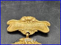 Vintage, San Francisco California, Commandery Medal #1 K. T Shreive and Co. 1904