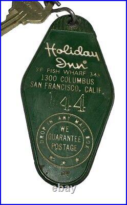 Vintage San Francisco California Fisherman's Wharf Holiday Inn Hotel Keychain