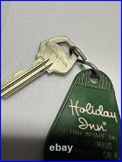 Vintage San Francisco California Fisherman's Wharf Holiday Inn Hotel Keychain
