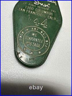 Vintage San Francisco California Fisherman's Wharf Holiday Inn Hotel Keychain