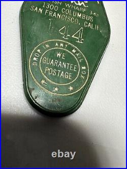 Vintage San Francisco California Fisherman's Wharf Holiday Inn Hotel Keychain