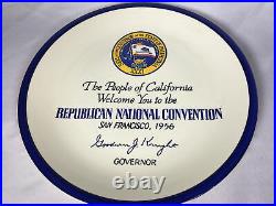 Vintage San Francisco California Republican National Convention Plate 1956