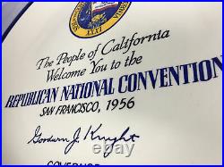Vintage San Francisco California Republican National Convention Plate 1956
