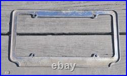 Vintage San Francisco California S & C Ford Metal License Plate Frame Original