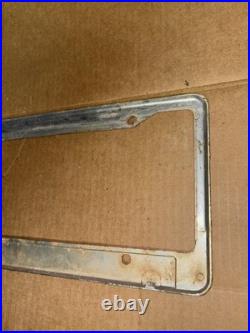Vintage San Francisco California S & C Ford Metal License Plate Frame Original