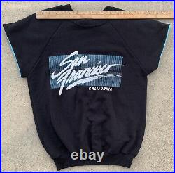 Vintage San Francisco California raglan sweatshirt muscle shirt sweatshirt S