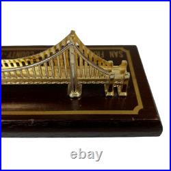 Vintage San Francisco Golden Gate Bridge Metal Miniature Building Vintage San Francisco Golden Gate Bridge Metal Miniature Building