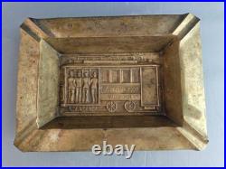 Vintage San Francisco Street Car Brass ASHTRAY
