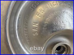 Vintage Schlitz Brewing San Francisco California Stainless Beer Keg Metal Barrel