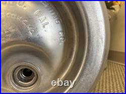 Vintage Schlitz Brewing San Francisco California Stainless Beer Keg Metal Barrel