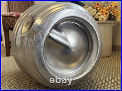 Vintage Schlitz Brewing San Francisco California Stainless Beer Keg Metal Barrel