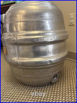 Vintage Schlitz Brewing San Francisco California Stainless Beer Keg Metal Barrel