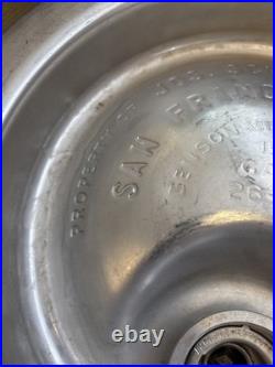 Vintage Schlitz Brewing San Francisco California Stainless Beer Keg Metal Barrel