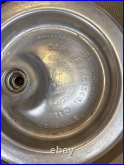 Vintage Schlitz Brewing San Francisco California Stainless Beer Keg Metal Barrel