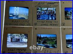 Vintage Slides 50's 60's California Disney Land Yosemite Hospital Modesto Bridge