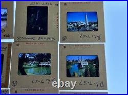 Vintage Slides 50's 60's California Disney Land Yosemite Hospital Modesto Bridge