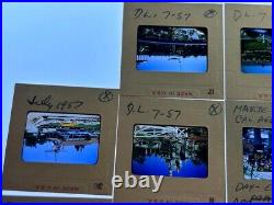 Vintage Slides 50's 60's California Disney Land Yosemite Hospital Modesto Bridge