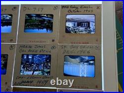 Vintage Slides 50's 60's California Disney Land Yosemite Hospital Modesto Bridge