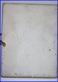 Vintage Ted Lewy San Francisco Ceramic Trays Set of 4 Cable Cars & Bay Bridge