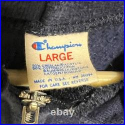 Vintage University California San Francisco Champion Hoodie Large Blue Zip Up US