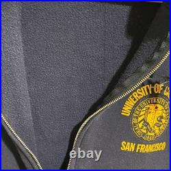 Vintage University California San Francisco Champion Hoodie Large Blue Zip Up US