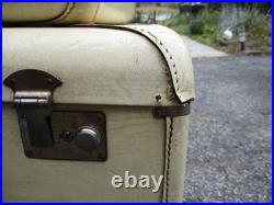 Vintage Vogue Luggage Company San Francisco California travel 3 piece set 1950's