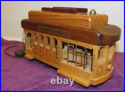 Vintage Wooden San Francisco Cable Car Trolley Telephone Calif. California