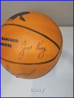 Vtg 1960s SAN FRANCISCO WARRIORS Wilson NBA Autographed Basketball Golden State Vtg 1960s SAN FRANCISCO WARRIORS Wilson NBA Autographed Basketball Golden State
