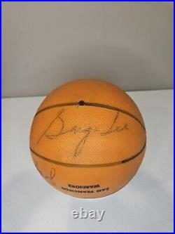 Vtg 1960s SAN FRANCISCO WARRIORS Wilson NBA Autographed Basketball Golden State Vtg 1960s SAN FRANCISCO WARRIORS Wilson NBA Autographed Basketball Golden State