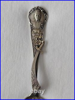 Vtg Sterling Silver Collectible San Francisco California Gold Rush Spoon 22.68g